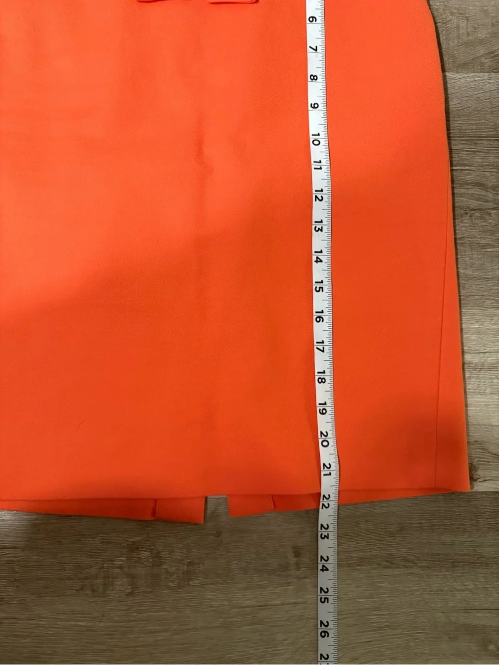 J. Crew Orange Bow-Waist Pencil Skirt